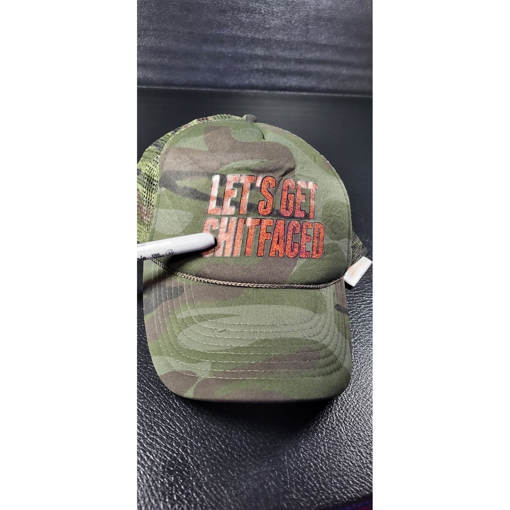 Vintage New Hunting Drinking Beer Camo Funny Party Hat Cap Hunter Adjustable